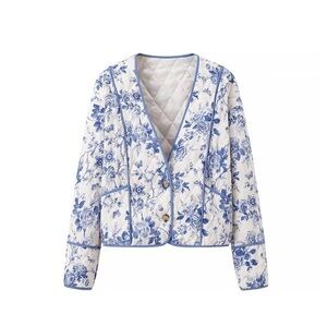 NWT Liberty Floral Quilted Jacket